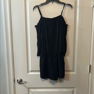 By & By Elegant Black Off-Shoulder Romper size xs